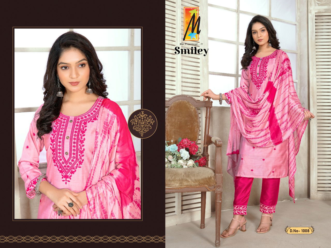 Master Smiley Designer Ethnic Wear Wholesale Readymade Salwar Suits Catalog